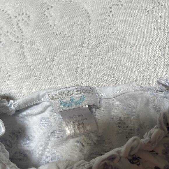 Feather Baby Pima Cotton Top Size 9-12m - Picture 4 of 5